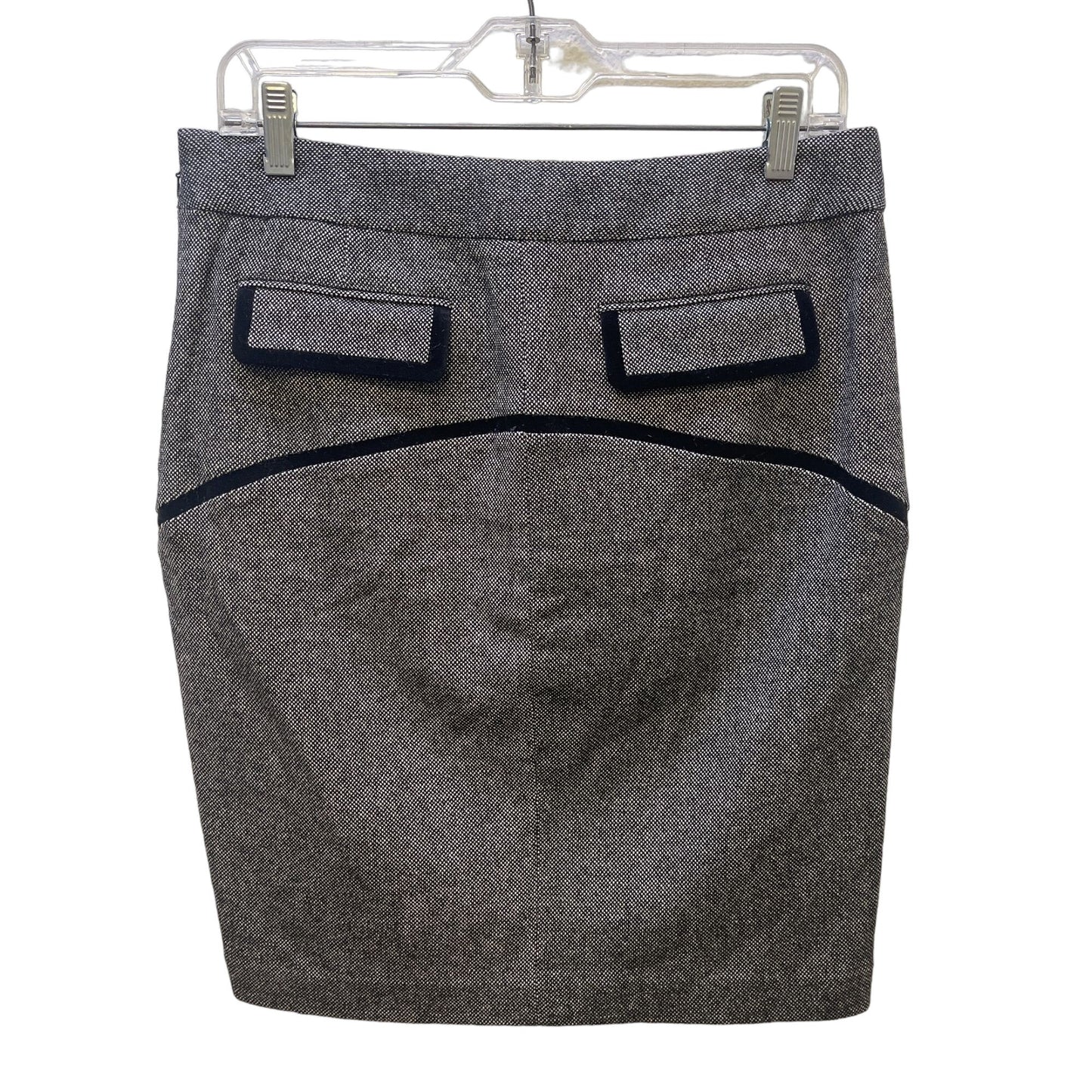 *NWT Club Monaco Black & White Tweed Skirt Size 8