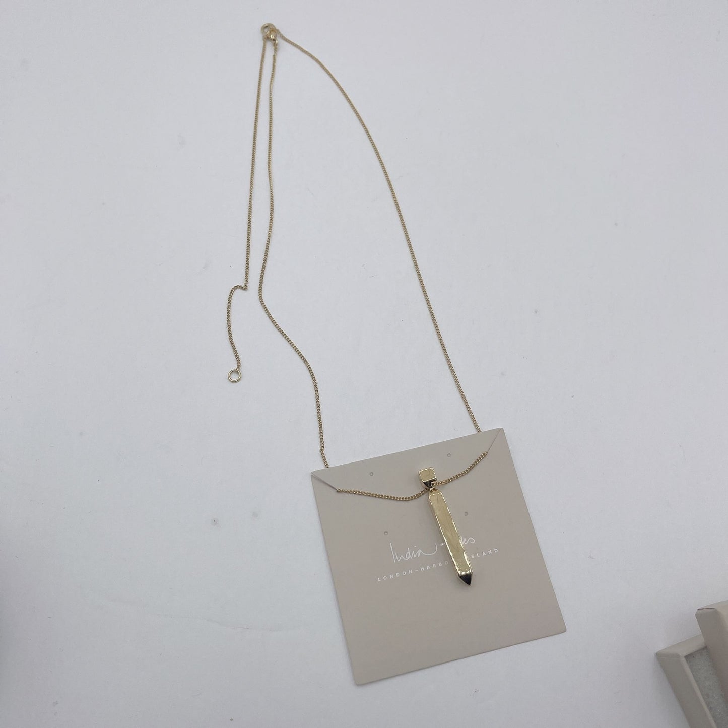 India Hicks Gold Plated Pendant Legacy Necklace