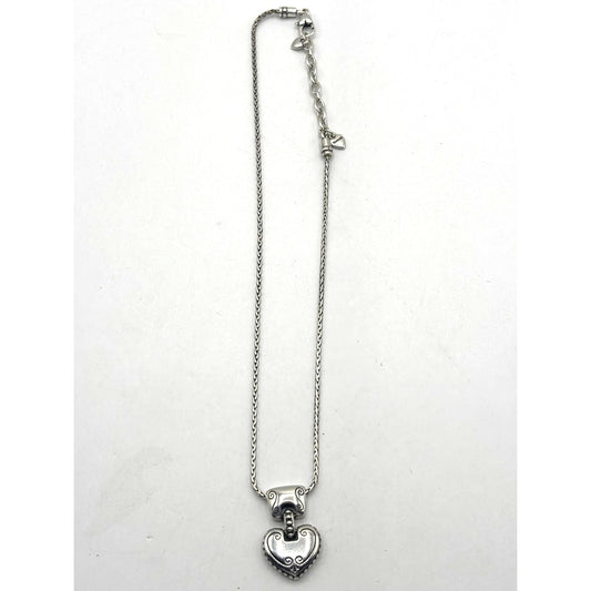 Brighton Reversible Heart Pendant Necklace