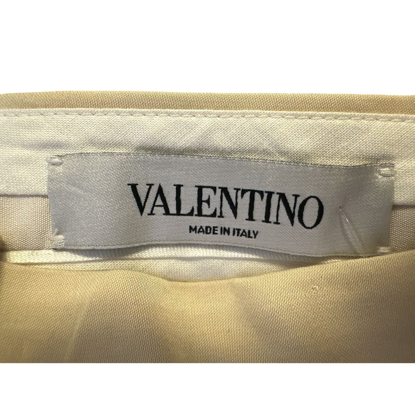 Valentino Tan Slack Pants Size 8