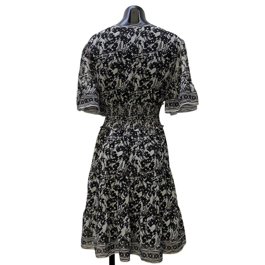 NWT Karl Lagerfeld Black Beaded Neckline Sleeveless Evening Gown Size 12