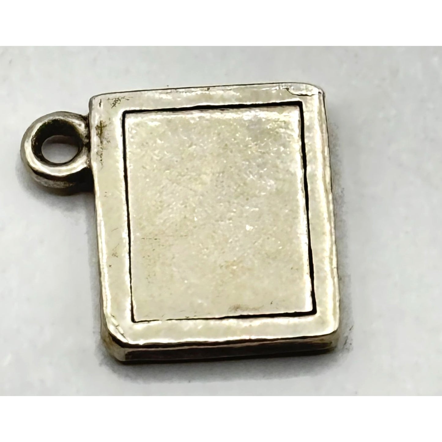 James Avery Square 925 Sterling Silver School Book Charm 925