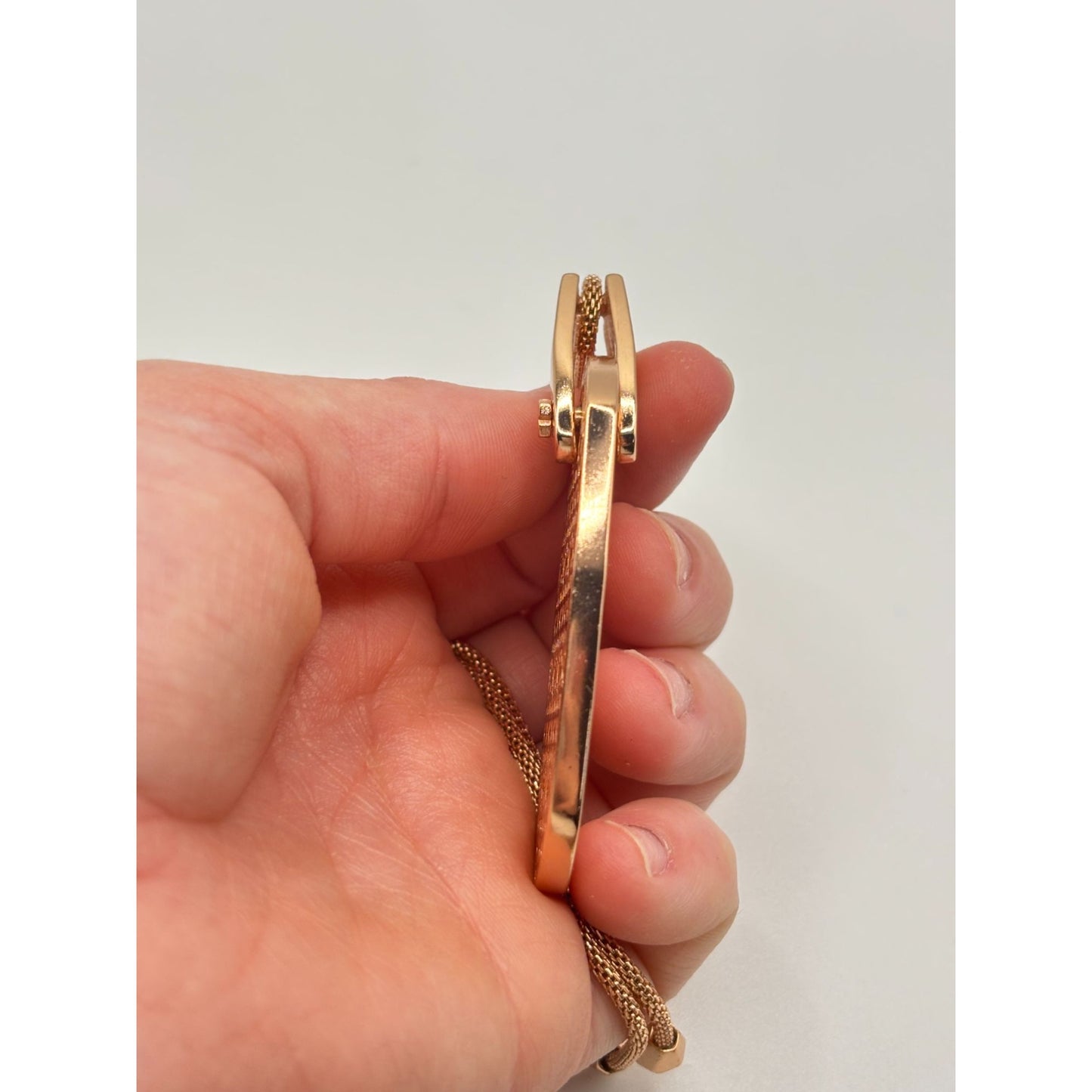 Kendra Scott Filigree Pendant Necklace - Rose Gold Tone