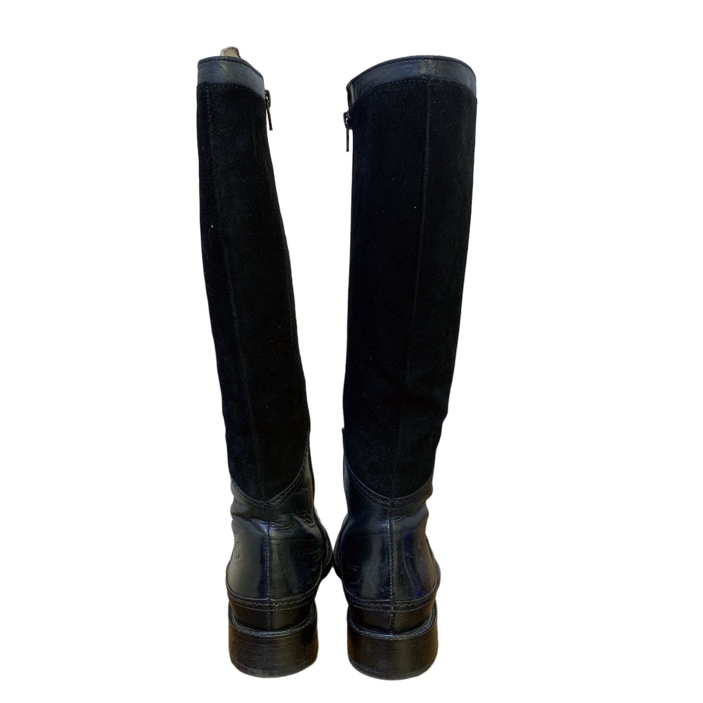 *Johnston & Murphy Black Leather Boots Size 6