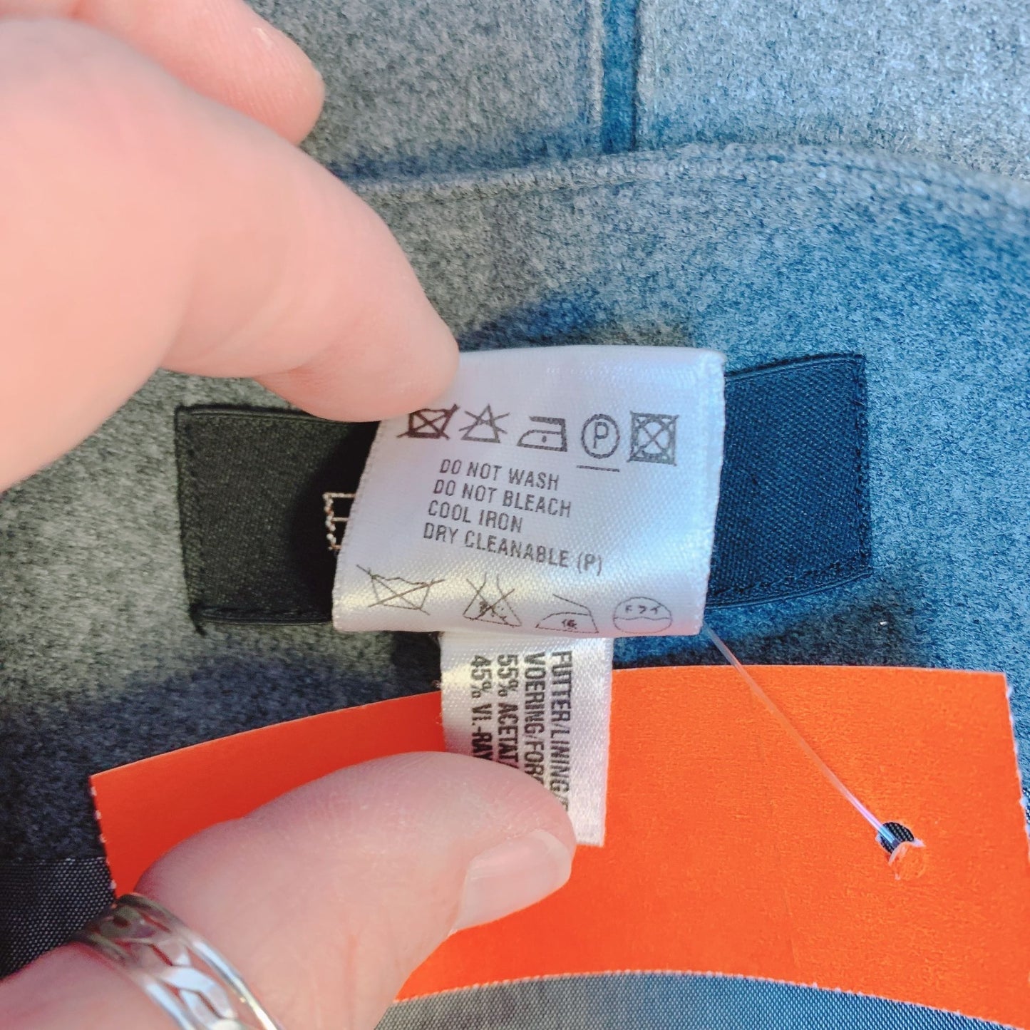 Escada Gray Wool & Cashmere Blend Skirt Size M (Italian 42)