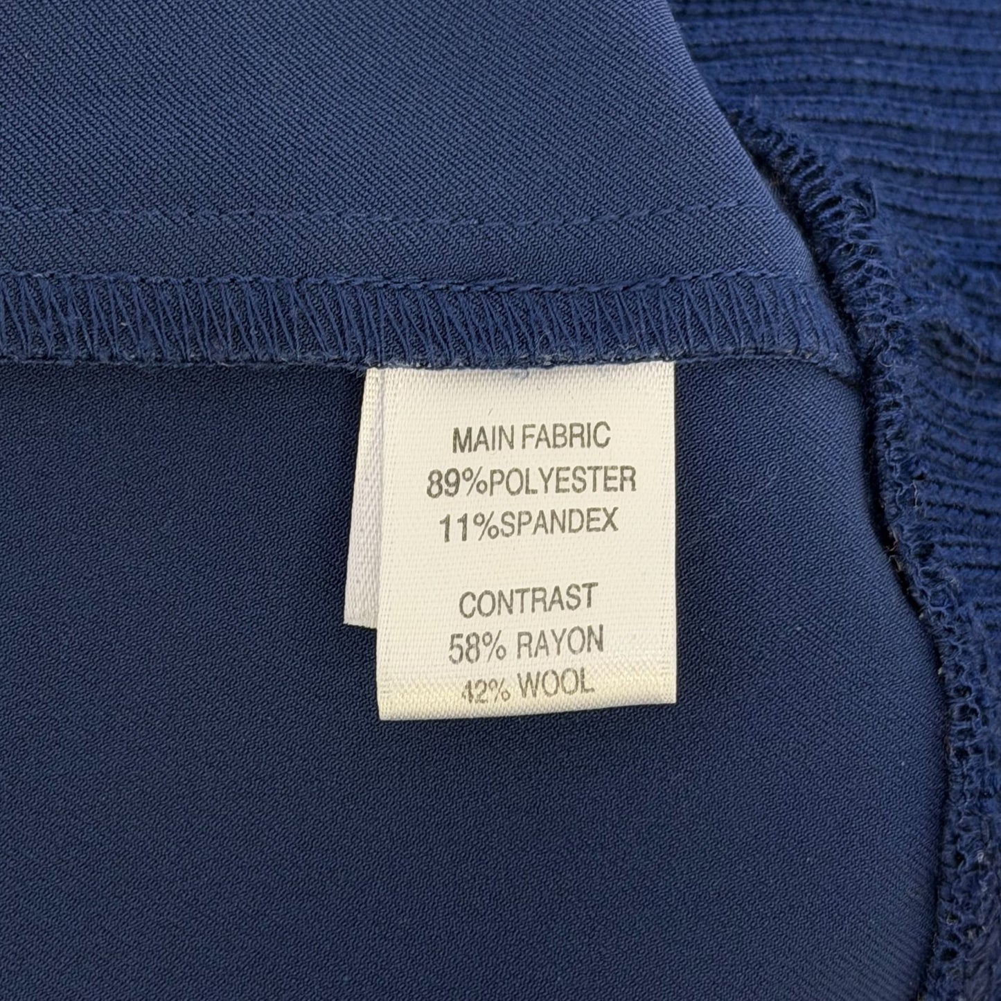 St. John 2 Pc Jacket & Pants Set Blue Size L