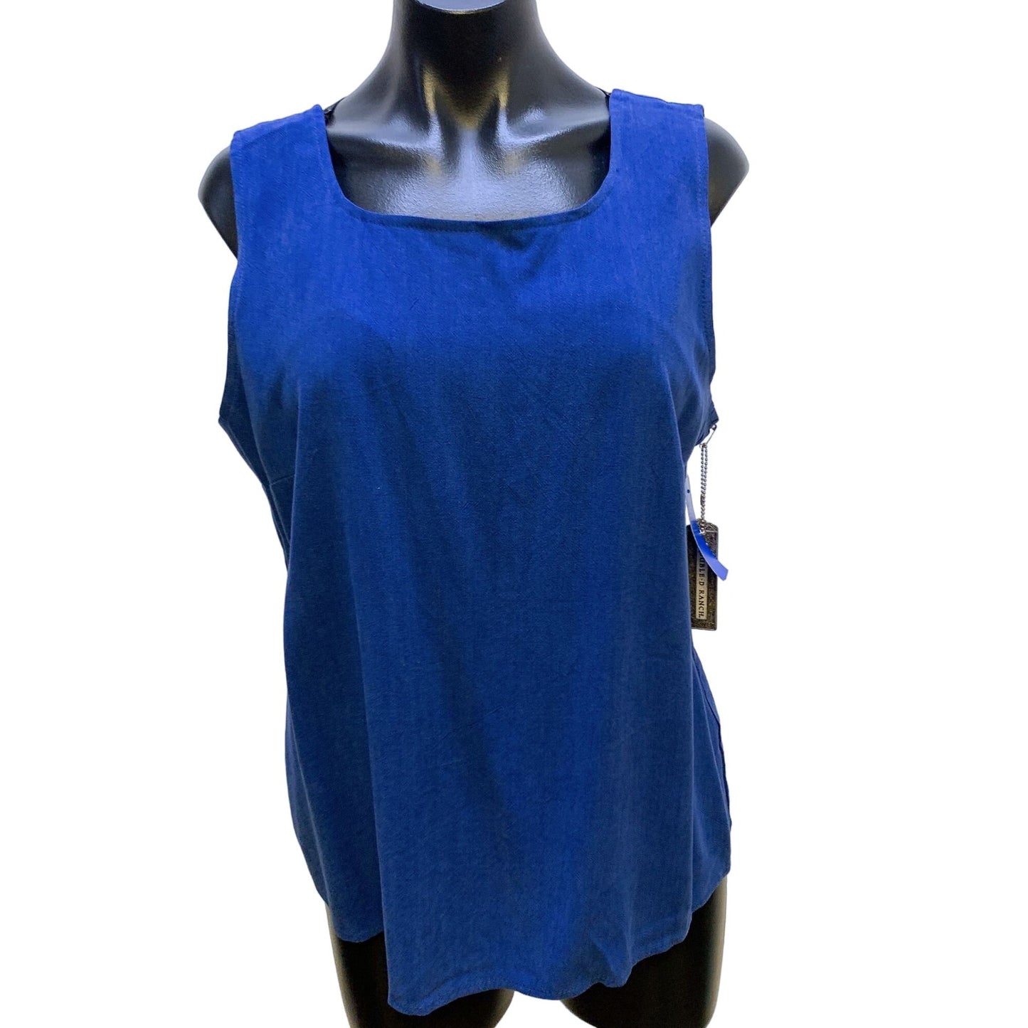*Double D Ranch Blue Jacket, Blouse & Skirt Large