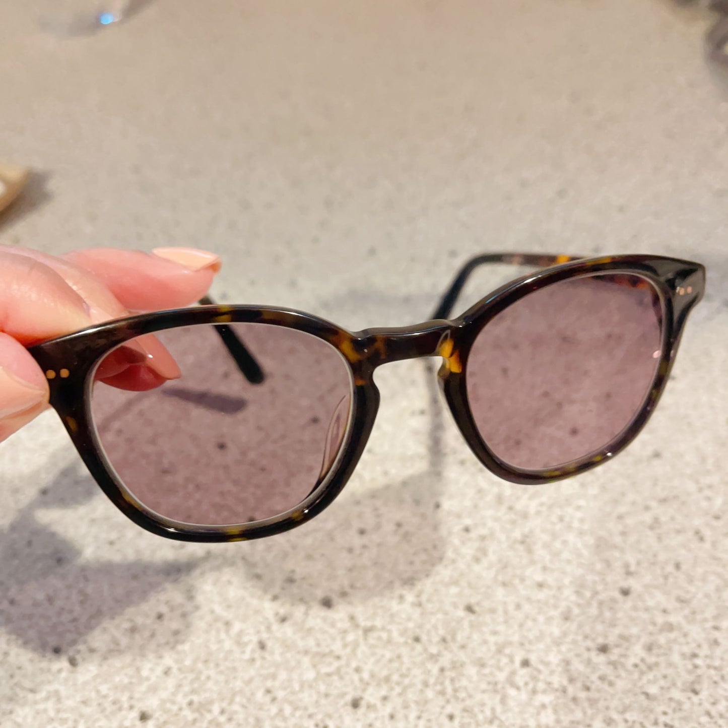 *Toms Tortoise Small Round Sunglasses