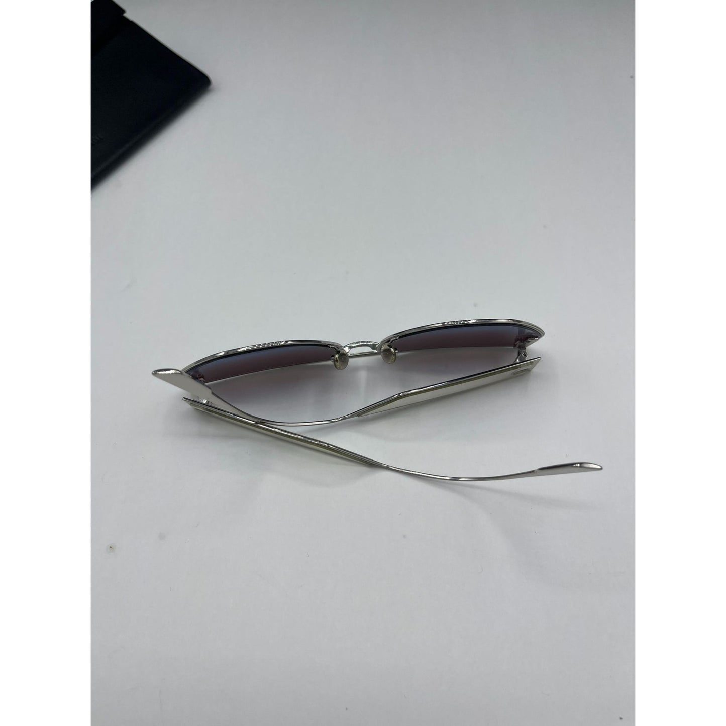 Christian Dior Clan 2 Aviator Sunglasses Silver