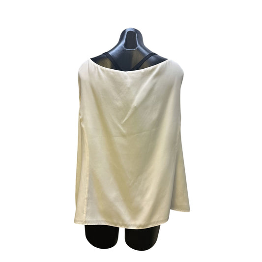 NWT Lafayette 148 Cream Tank w/Pleated Front Size 18