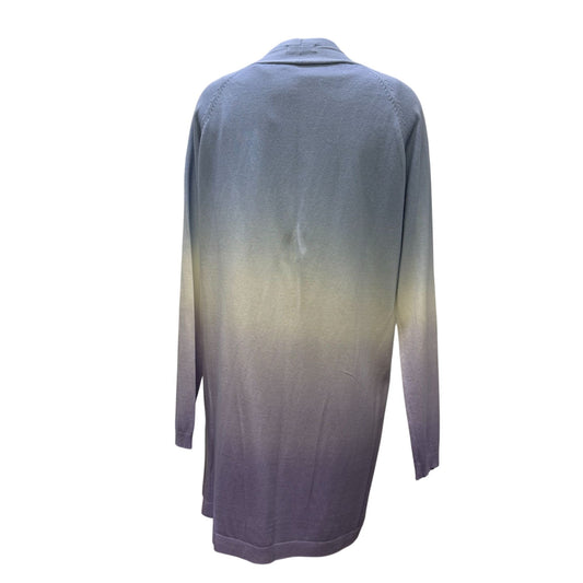 Johnny Was 3-pc Ombre Cardigan Blouse & Pants Set Blue Purple XS/S