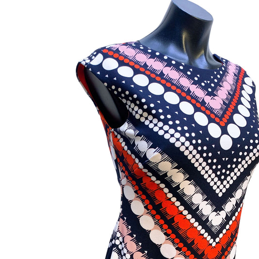 Vince Camuto Sleeveless Chevron Print Dress 2