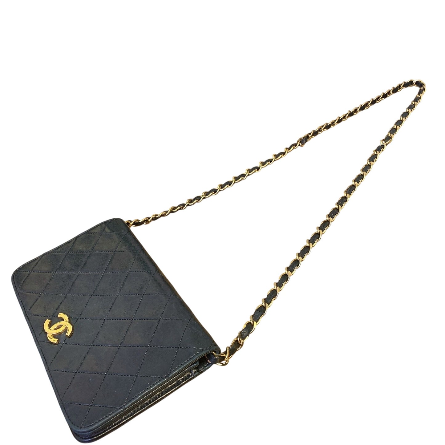 Chanel Black Quilted Leather Crossbody