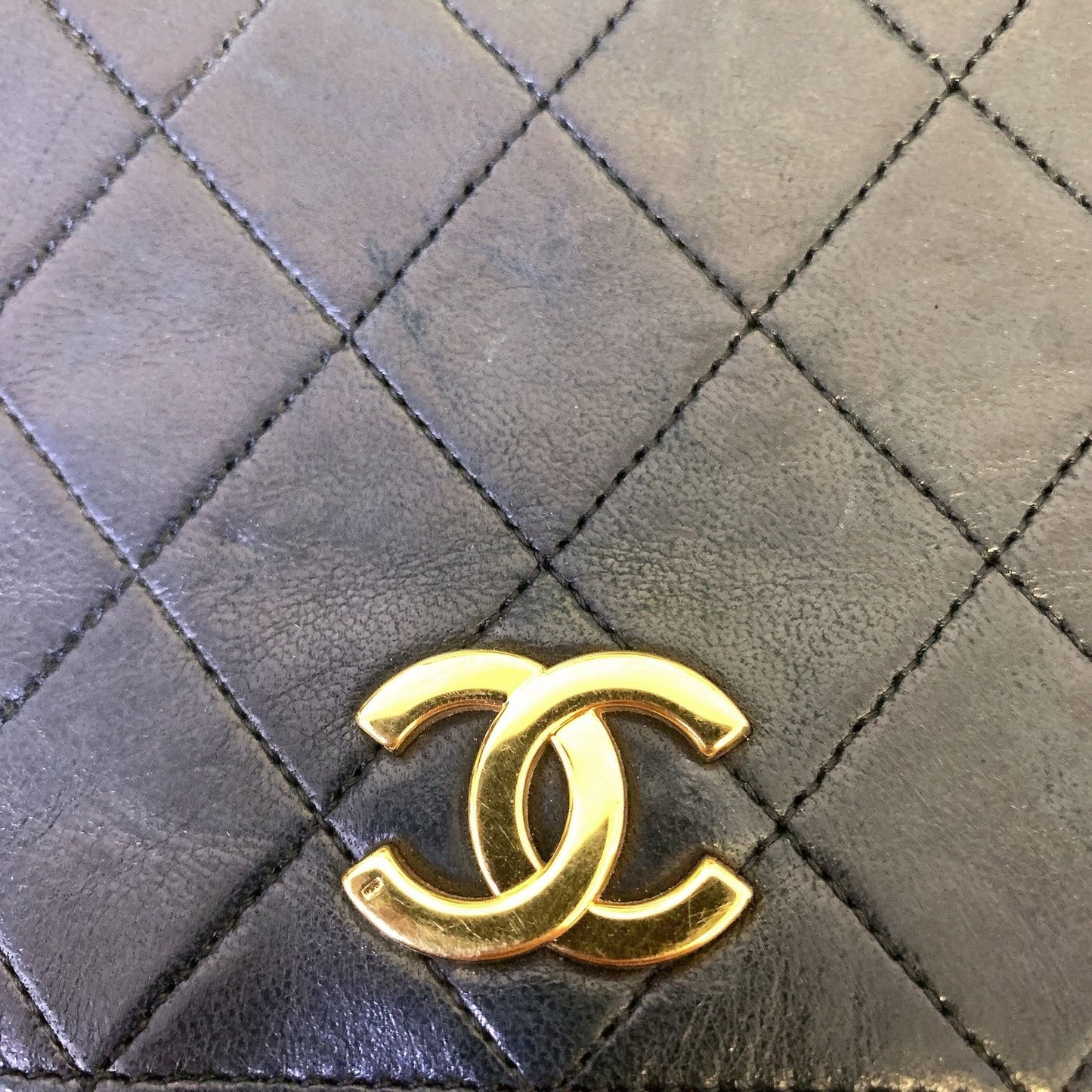 Chanel Black Quilted Leather Crossbody