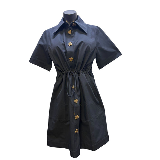 Tuckernuck Button Front Dress Navy M