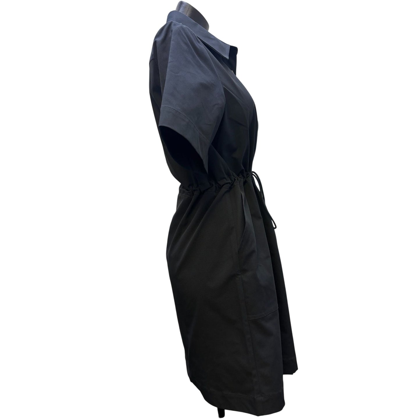Tuckernuck Button Front Dress Navy M