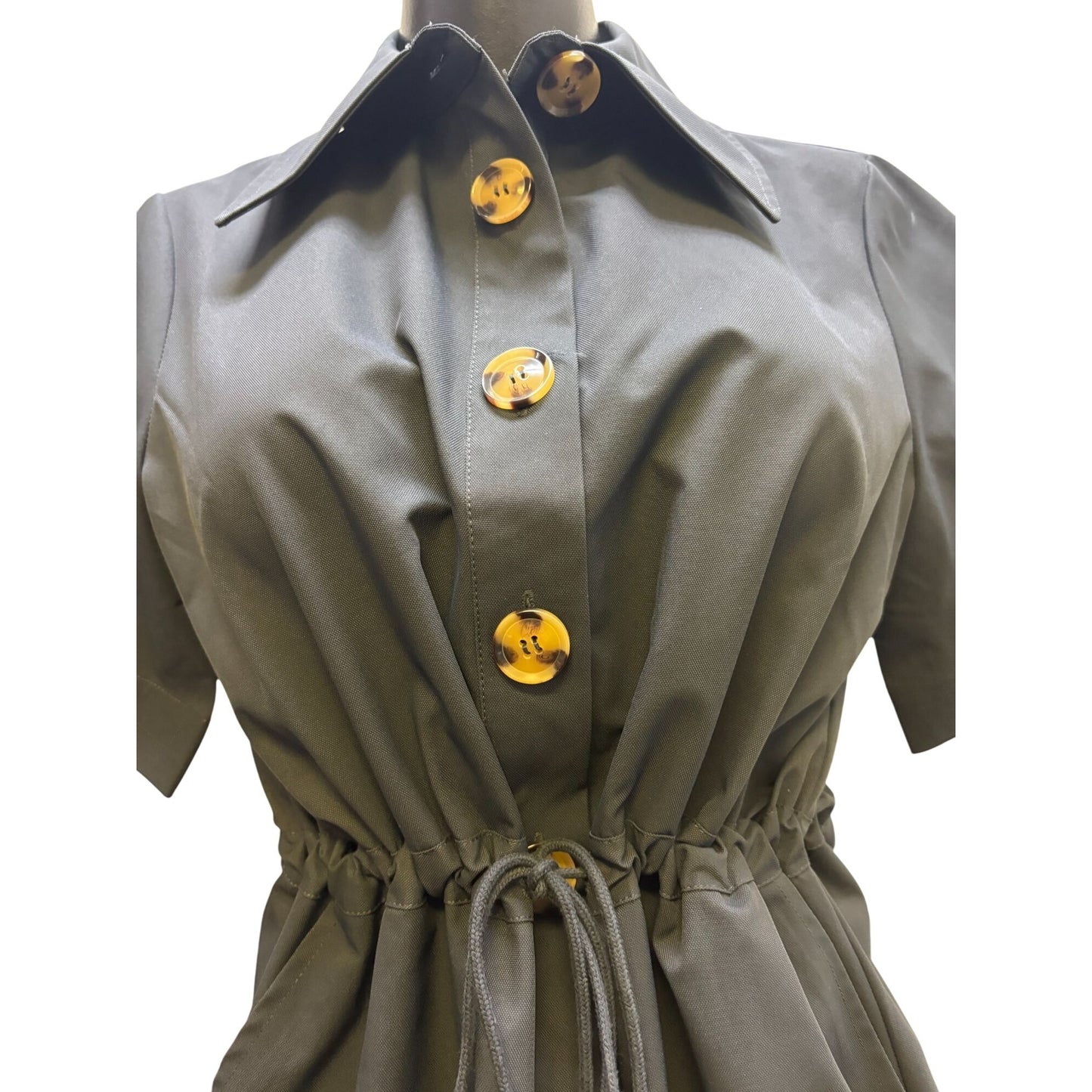 Tuckernuck Button Front Dress Navy M