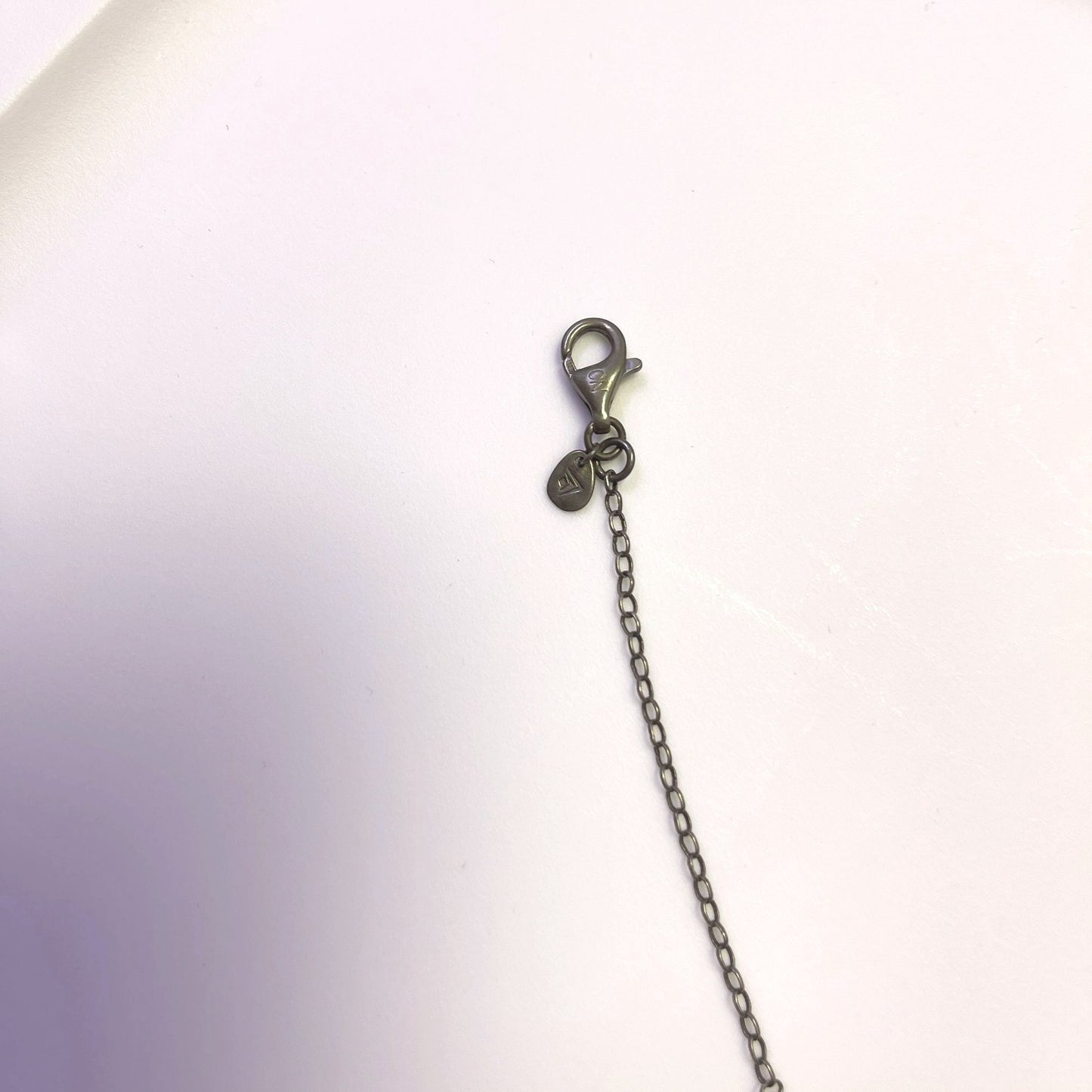 Silpada .925 Silver Fresh Water Pearl Design Necklace Long