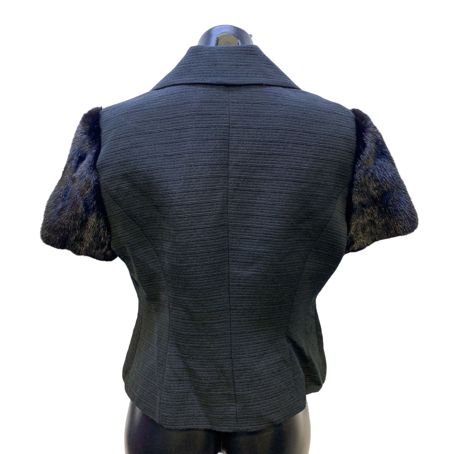 *Badgley Mischka Black Vintage Jacket Medium