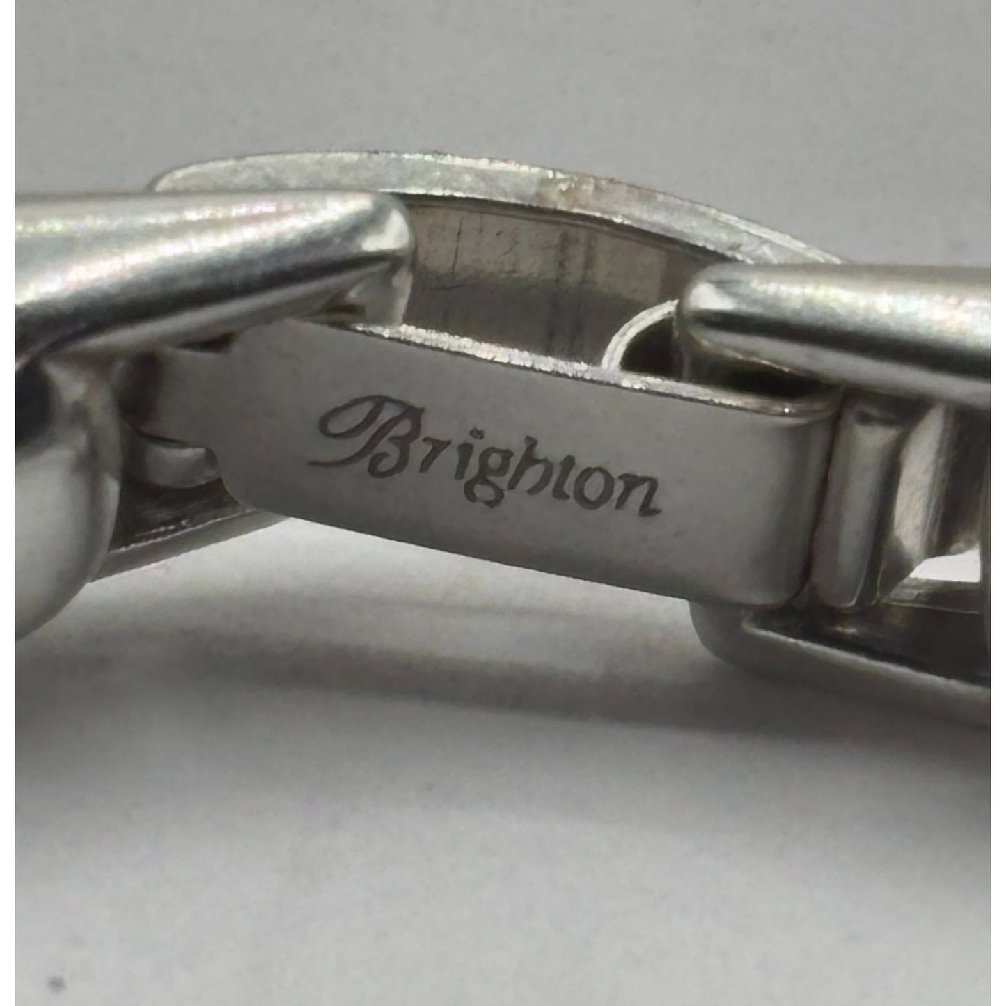 Brighton Star Accent Silver & Blue Mesh Bracelet