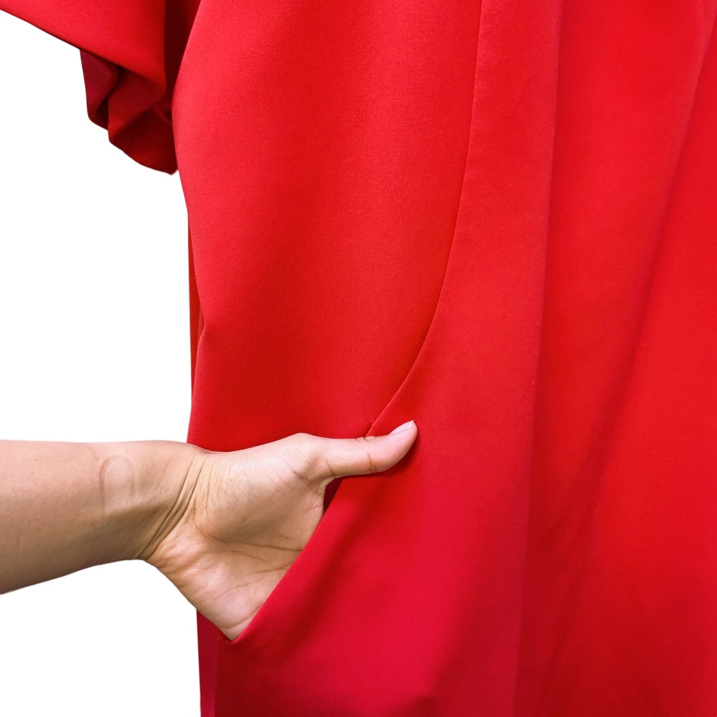 *Lafayette 148 Red Front Pocket Dress Size 22