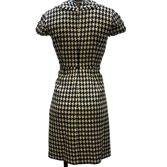 Karl Lagerfeld Paris Black & White Tweed Dress Size 2