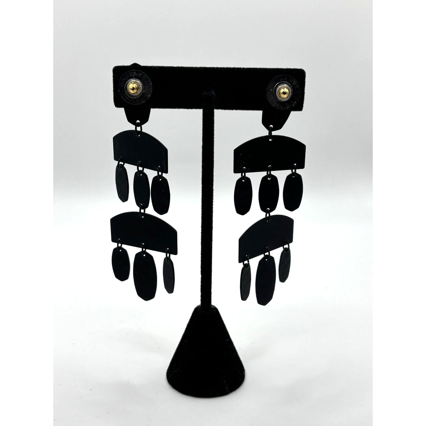 Kendra Scott Emmet Drop Earrings Black Statement Jewelry