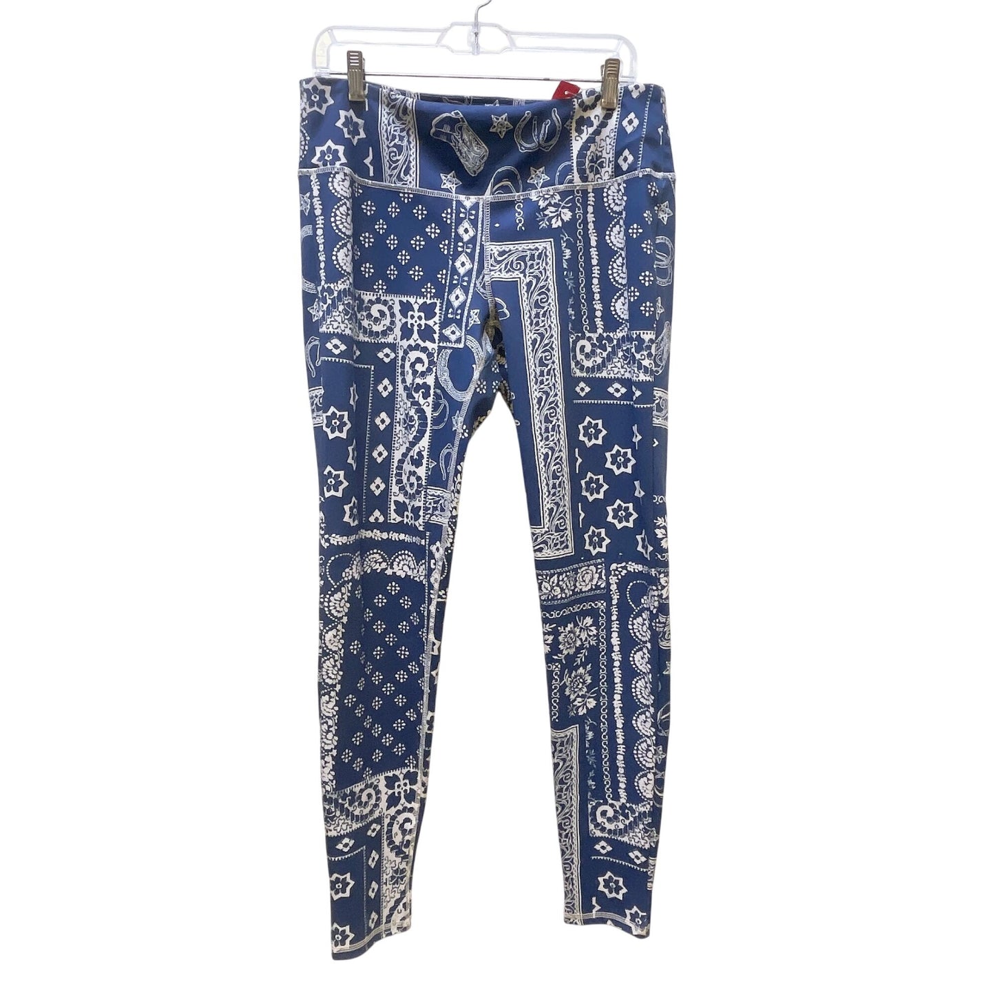Double D Ranch Blue Bandana Print Leggings M
