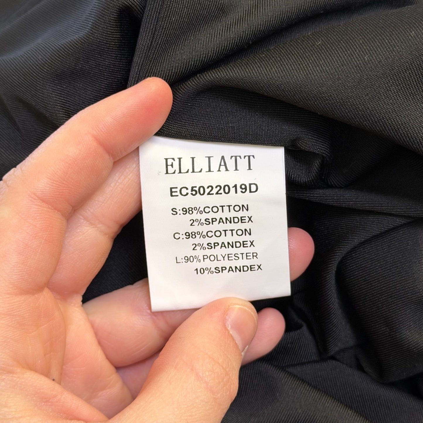 NWT Elliatt Clarina Dress Black Multi Striped Size S