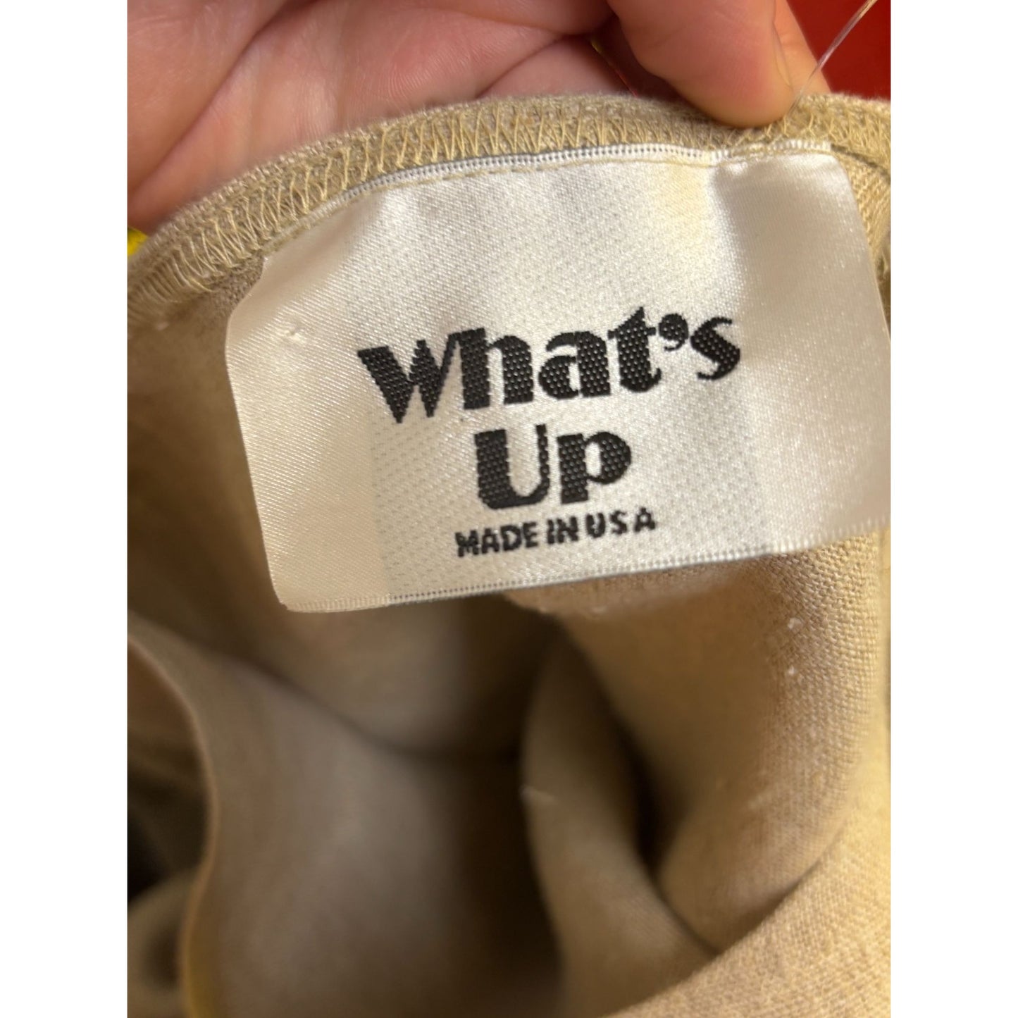 What's Up Linen Wheat Color Maxi Dress L