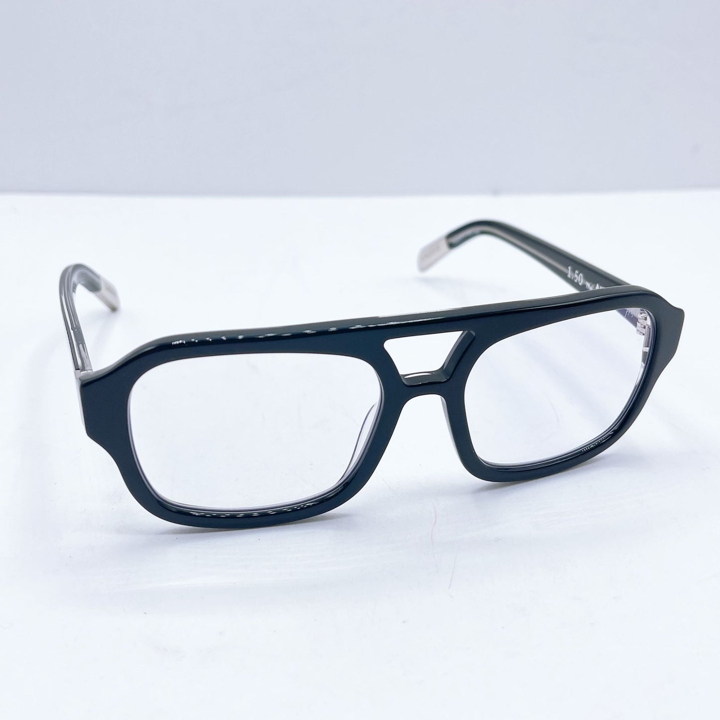 Caddis Neta Reading Glasses 1.50 Black Frame Rectangle Shape With Original Box