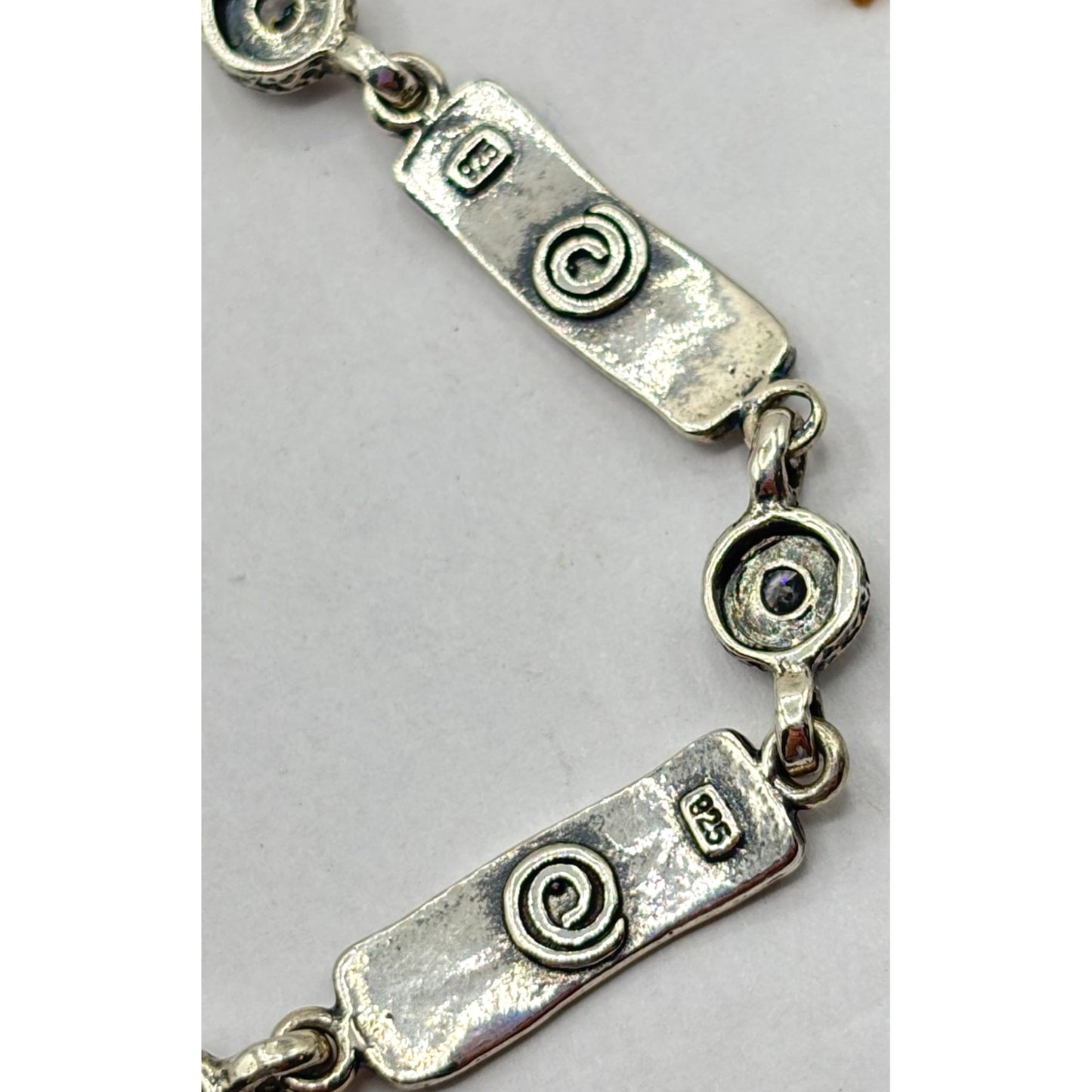 NWT Box Rockhill 925 Sterling Silver & Crystal Bracelet