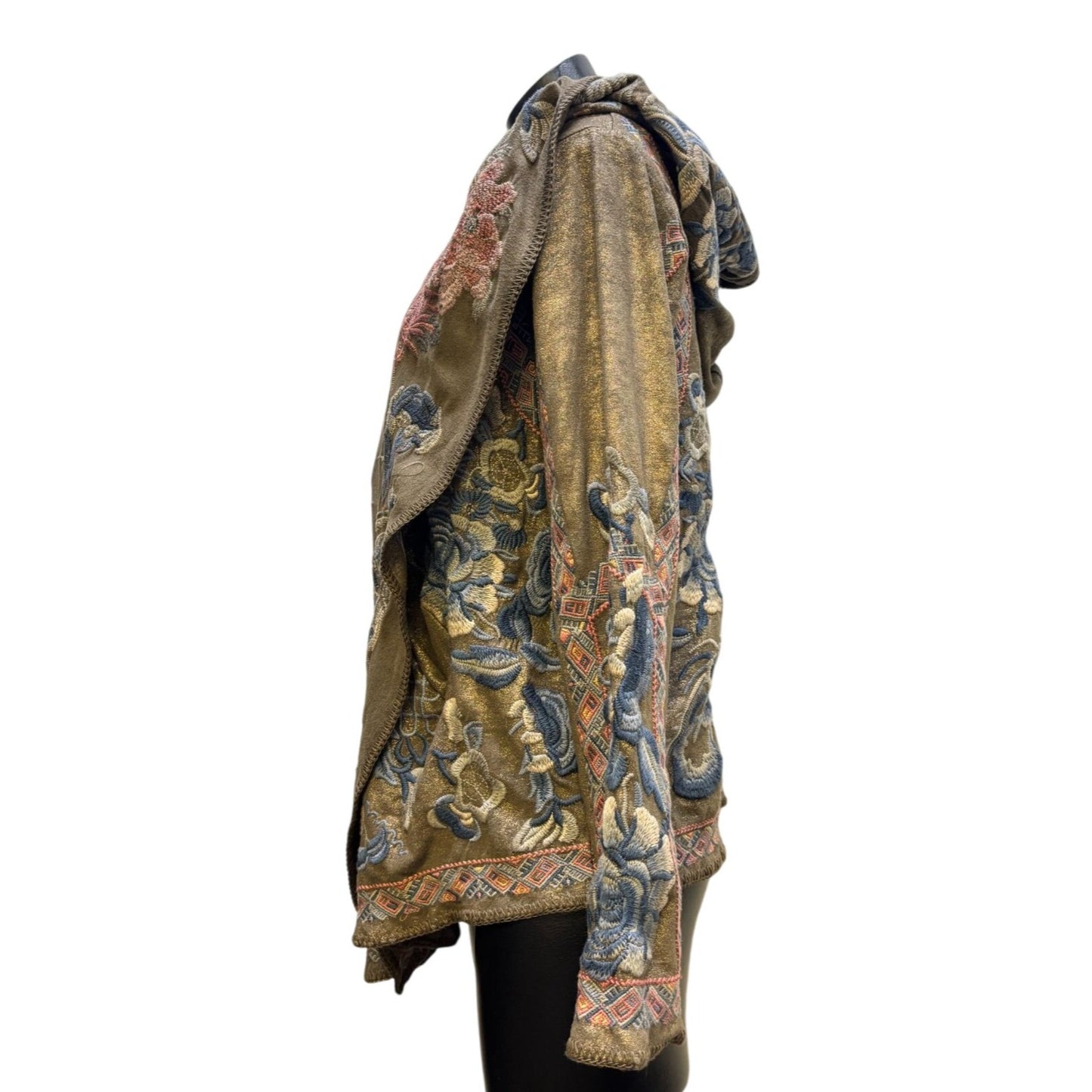 Embroidered Hooded Jacket By Johnny Was Biya L