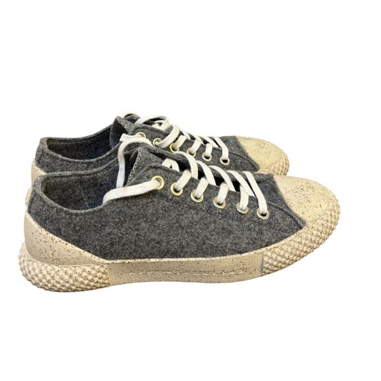 Asportuguesas Grey & White Wool Sneakers Size 8.5