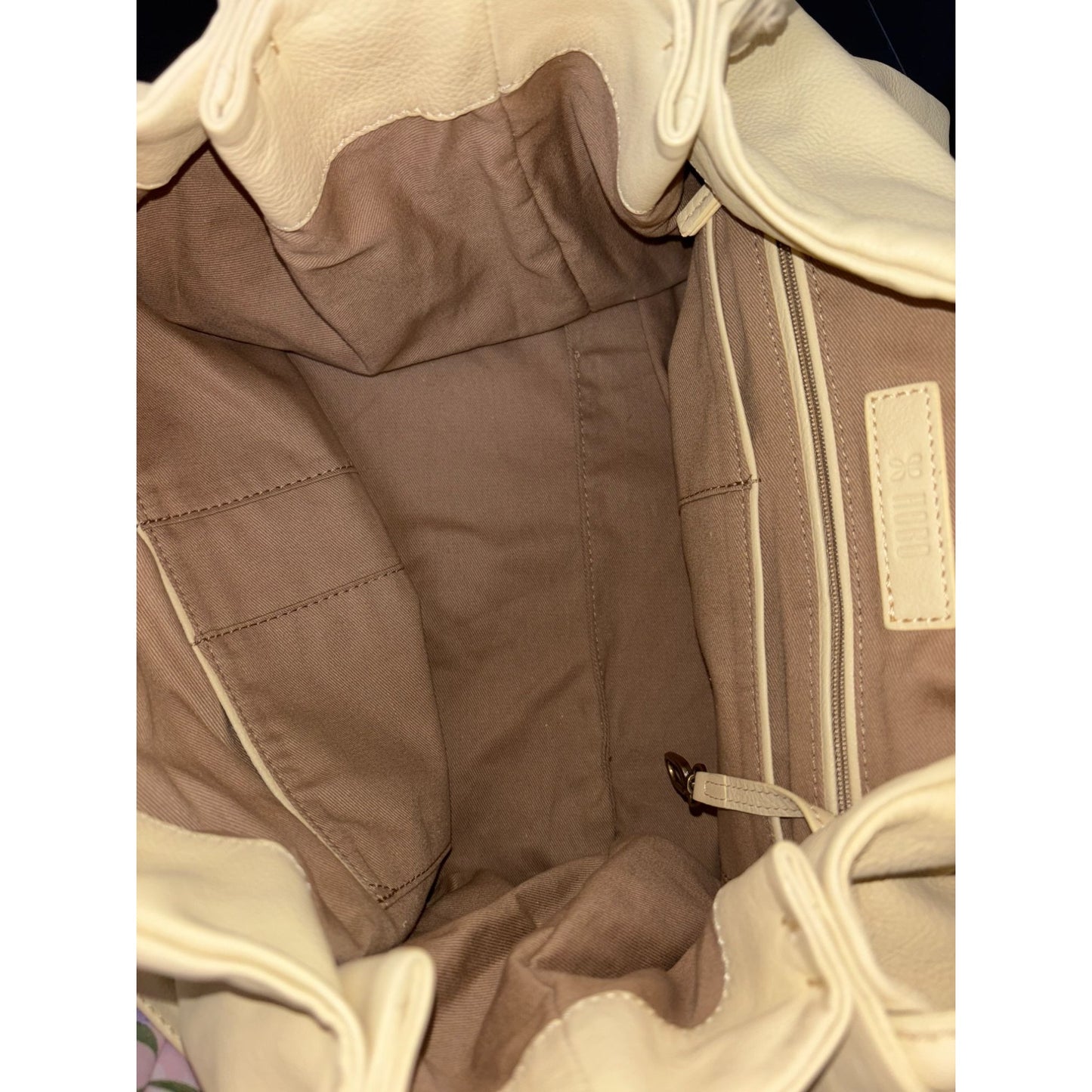 Hobo Tote Bag Soft Butter Color Leather L