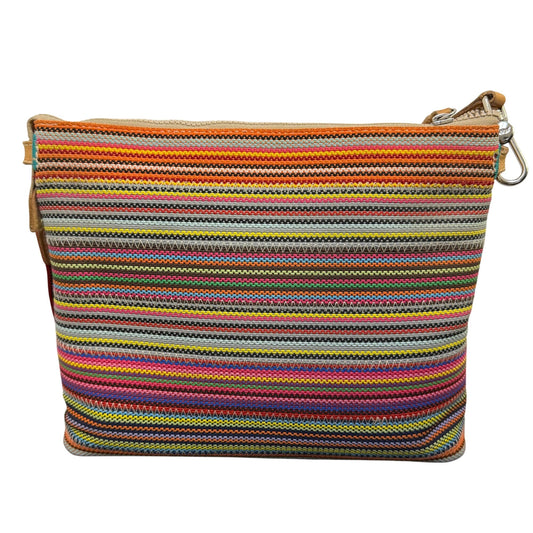 Consuela Shoulder Bag Multicolor Striped Adjustable Strap Crossbody