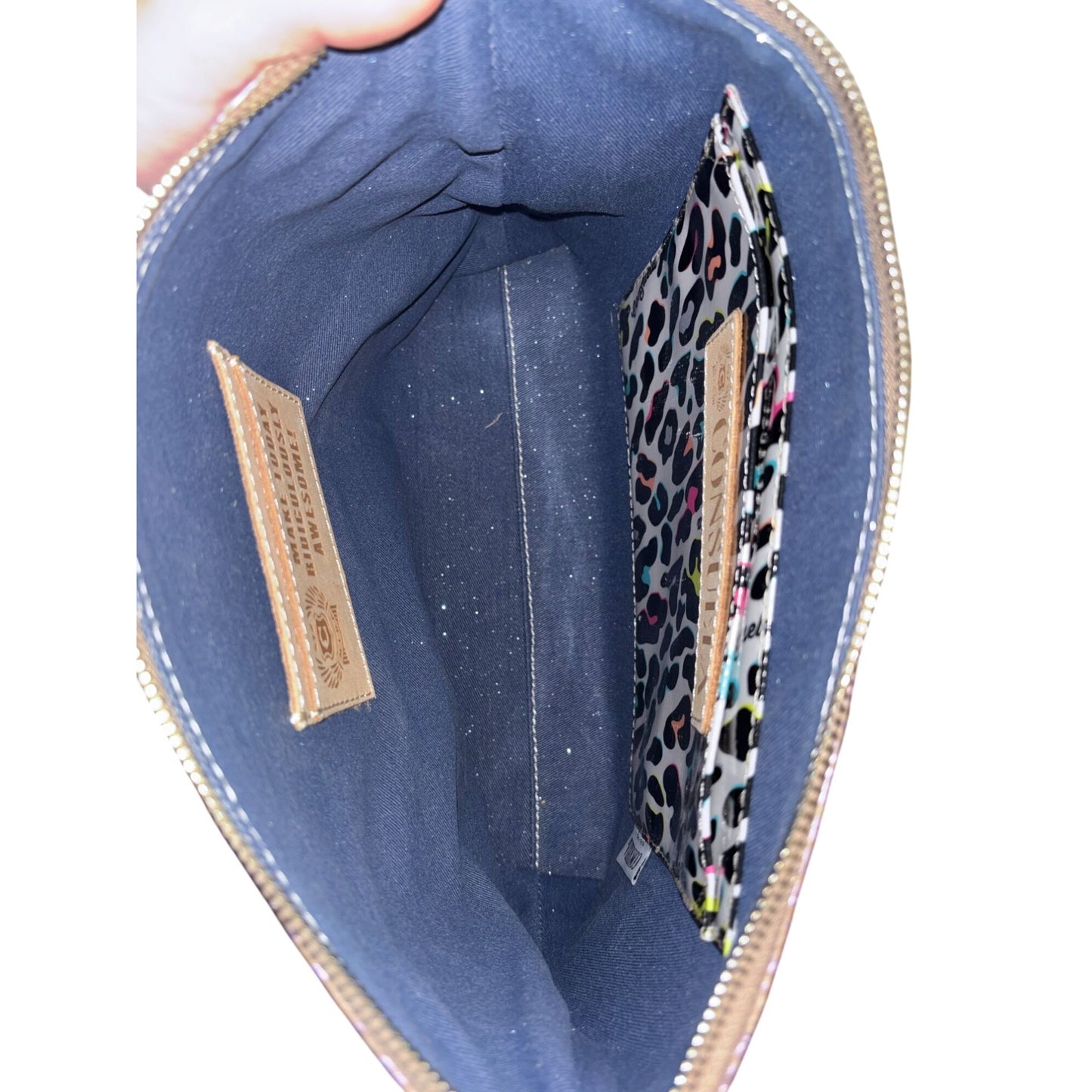 Consuela Lilac Crossbody Bag With Textured Leather