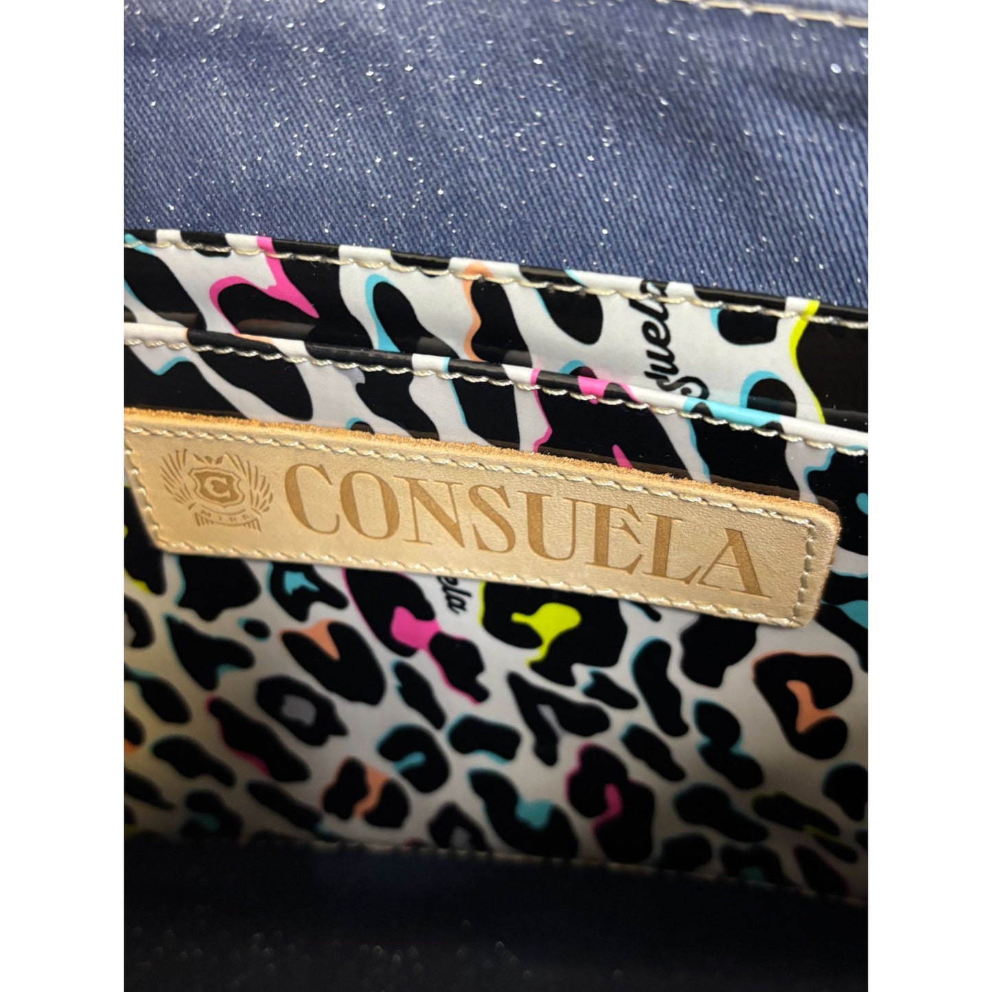 Consuela Lilac Crossbody Bag With Textured Leather
