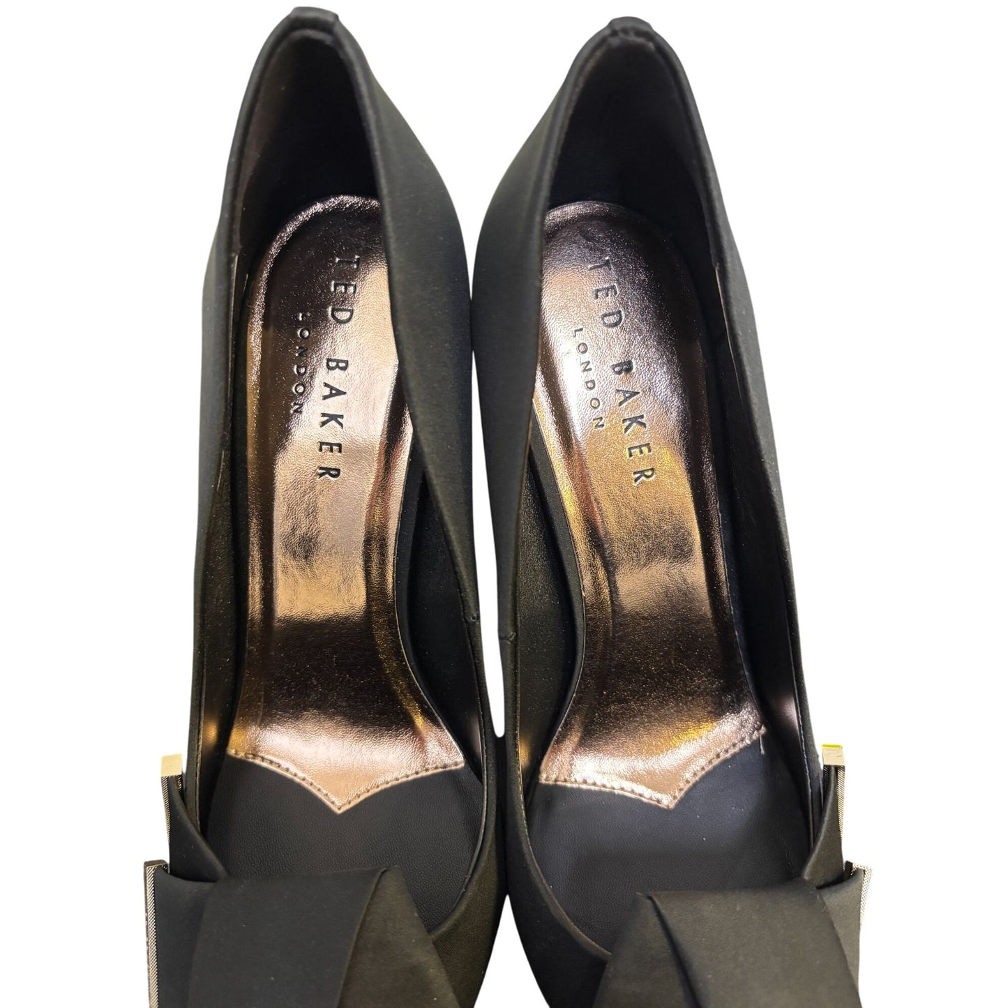 Ted Baker London Black Heels With Bow Detail Size 9