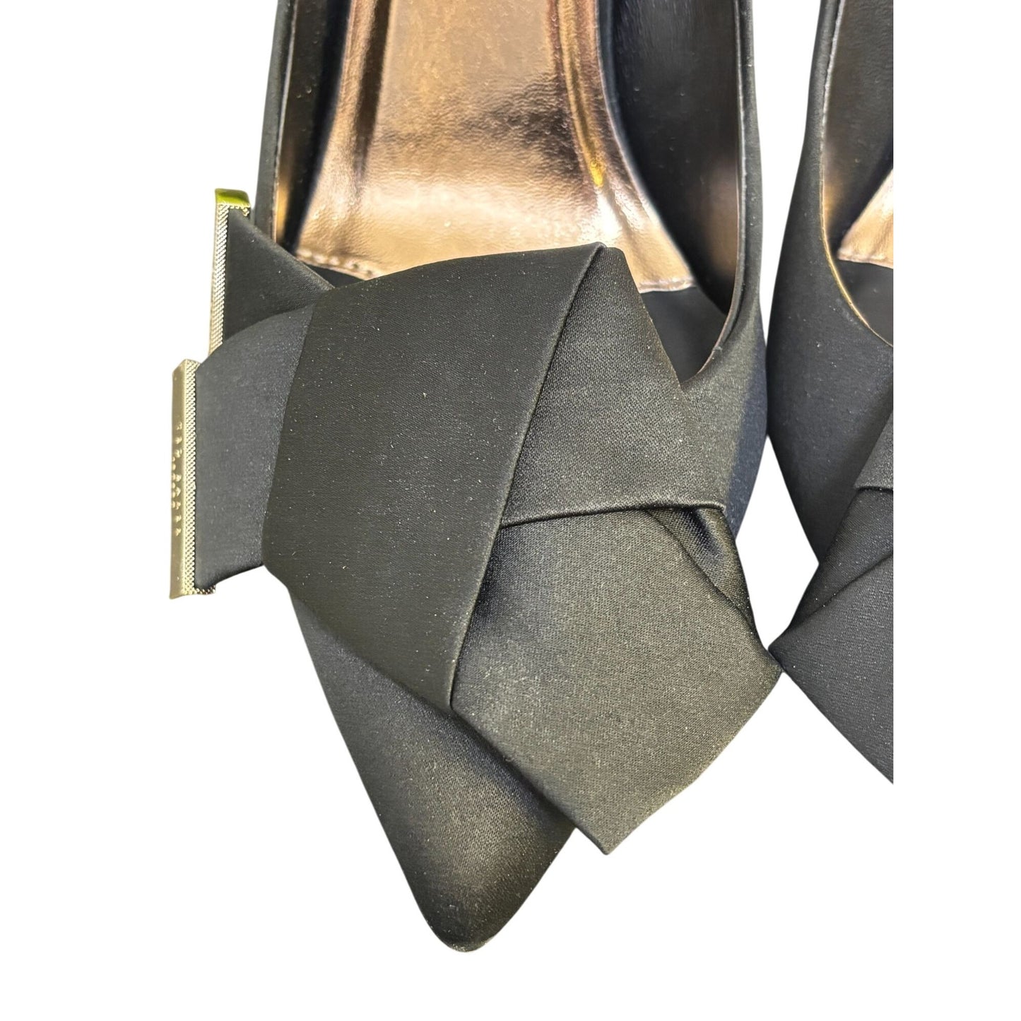 Ted Baker London Black Heels With Bow Detail Size 9