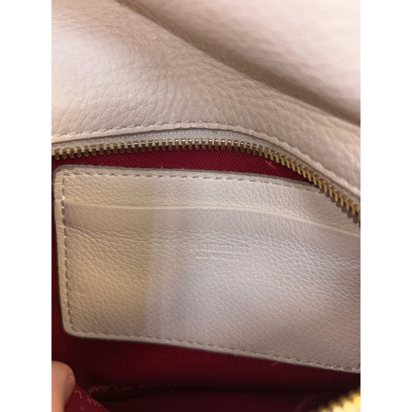 Hammitt Los Angeles Ivory Leather Crossbody Bag