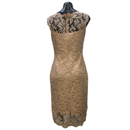 Tadashi Shoji Pink Lace Sleeveless Cocktail Dress Size 6