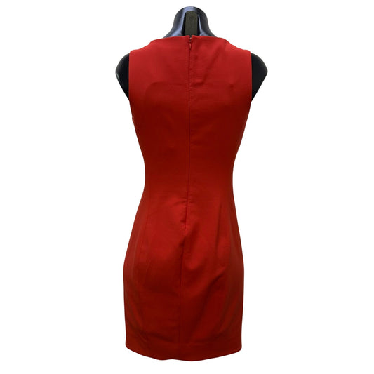 Elizabeth & James Red Sleeveless Sheath Dress Size 6
