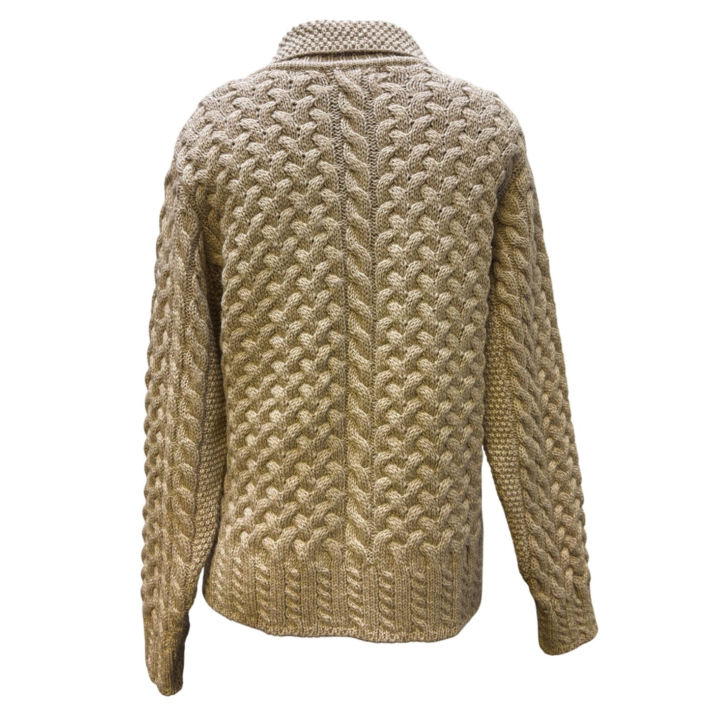 Blarney Wool Sweater Wheat M