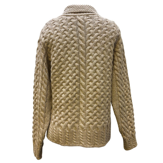 Blarney Wool Sweater Wheat M