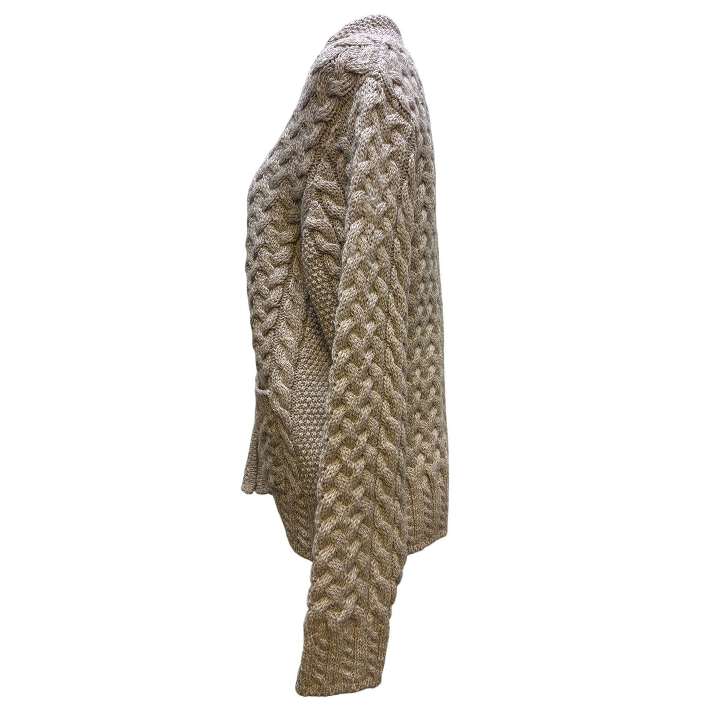 Blarney Wool Sweater Wheat M