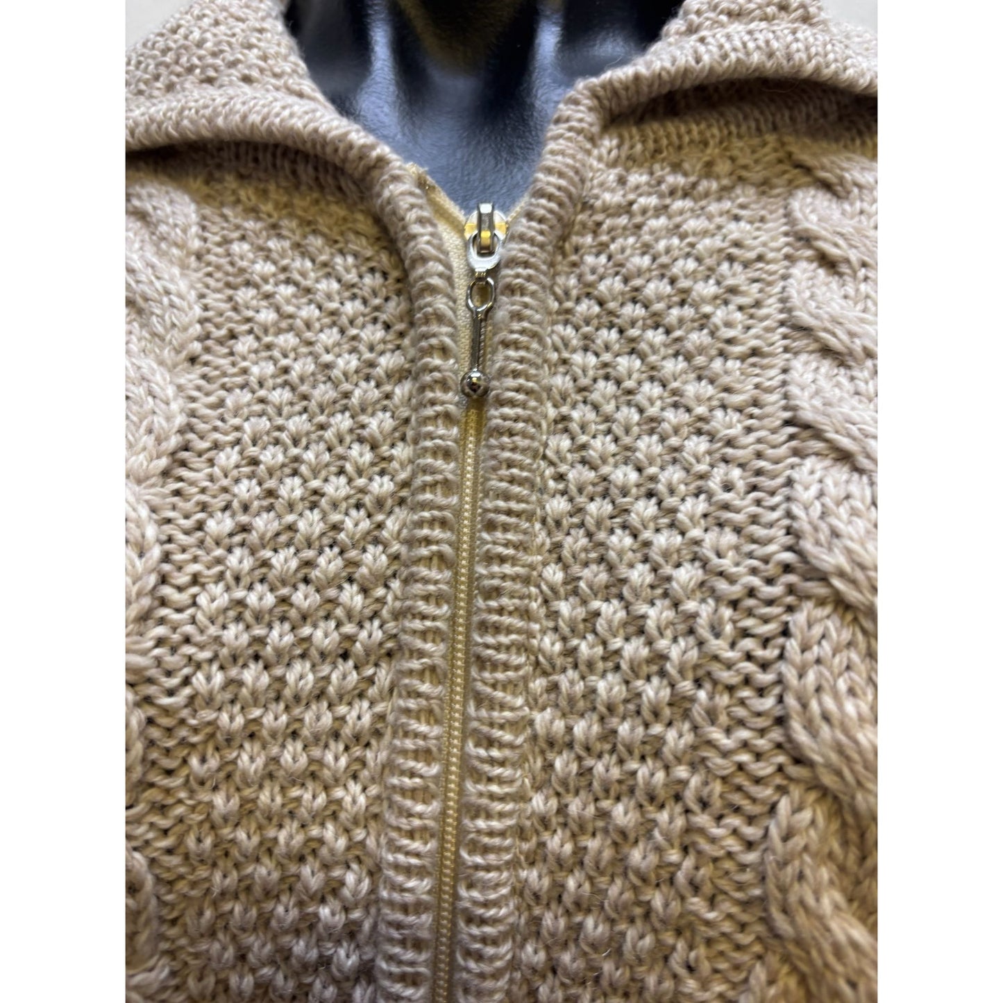Blarney Wool Sweater Wheat M