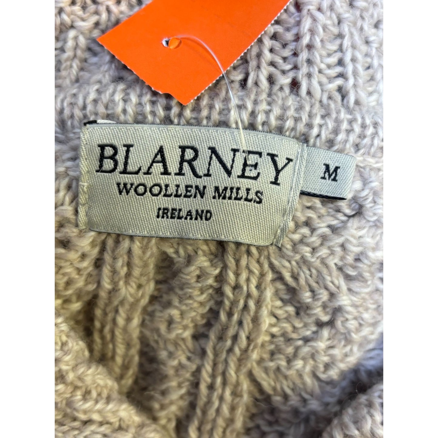 Blarney Wool Sweater Wheat M