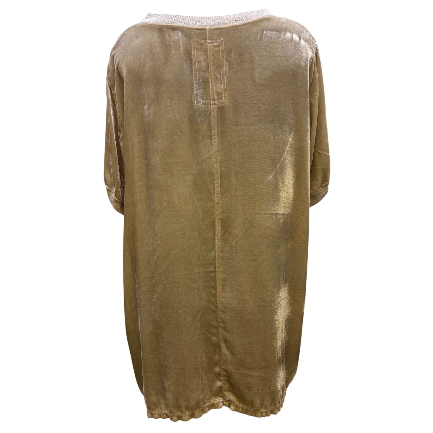 Johnny Was Velvet Blouse Sand Color M