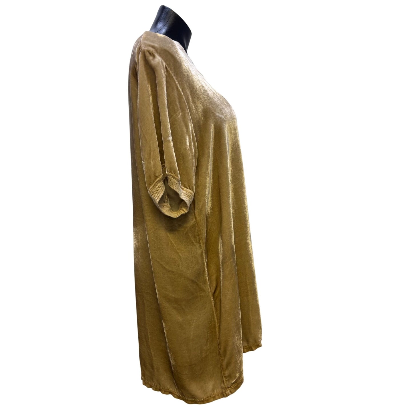 Johnny Was Velvet Blouse Sand Color M